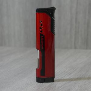 Honest Kelso Jet Flame Cigar Lighter - Red (HON148)