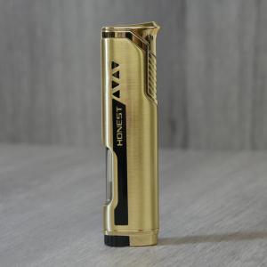 Honest Kelso Jet Flame Cigar Lighter - Gold (HON150)
