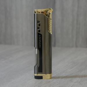 Honest Kelso Jet Flame Cigar Lighter - Gunmetal (HON151)