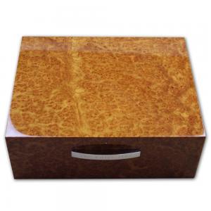 Dunhill White Spot Humidor - Amboyna Burl - 50 cigars capacity