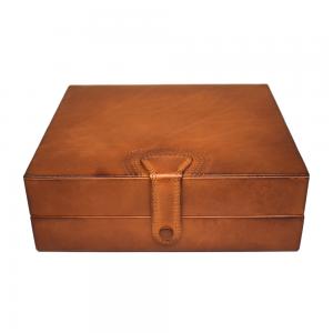 Artamis Antique Leather Desktop Humidor Cigar Humidor - 20 Cigar Capacity