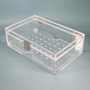 Clear Perspex Travel Humidor - 10 Cigar Capacity