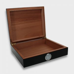 Classic - Black - Desk Top Humidor - 20 Cigars Capacity