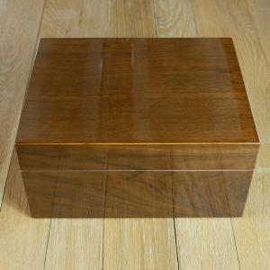 Rome Real Wood Brown Humidor - 50 Cigar Capacity