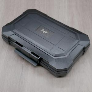 Angelo Black Plastic 5 Position Travel Humidor - Up to 60 Ring Gauge