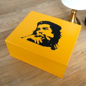 Che Humidor Matte Yellow - 40 Cigar Capacity