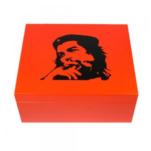 Che Humidor Matte Orange - 40 Cigar Capacity