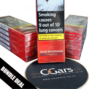 Henri Wintermans Panatella (Slims) - 10 Packs of 5 cigars (50) Bundle Deal