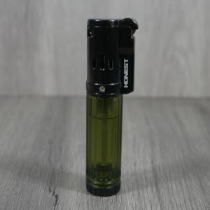 Honest Newlyn Jet Flame Lighter - Emerald (HON109)
