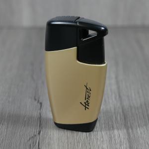 Honest Neptune Jet Flame Cigar Lighter - Gold (HON79) - End of Line