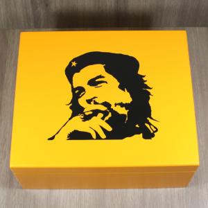 Che Humidor Matte Yellow - 40 Cigar Capacity