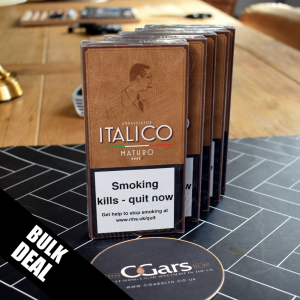 Italico Ambasciator Maturo Cigars - 5 Packs of 5 (25) Bundle Deal