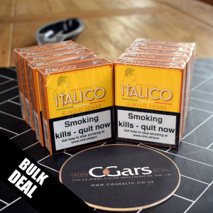 Italico Giallo Soave Cigars - 10 Packs of 5 (50) Bundle Deal