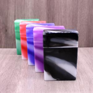 Plastic Flip Top Cigarette Box - Lucky Dip Colour - Fits One Pack Of King Size Cigarettes