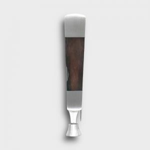 Passatore Pipe Knife Tool with Tamper & Prod - Matt Chrome & Wood