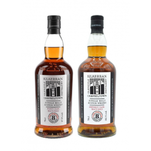 SPECIAL OFFER BUNDLE DEAL - Kilkerran 8 Year Old Cask Strength Port Cask & Kilkerran 8 Year Old Cask Strength Sherry Cask