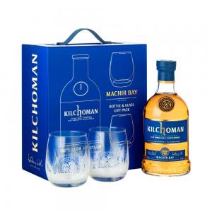 Kilchoman Machir Bay Bottle & Tumblers Gift Pack