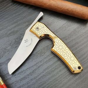 Les Fines Lames Le Petit - The Cigar Pocket Knife - 18K Gold Arabesque