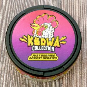 Kurwa Collection 25mg Nicotine Pouches - Just Berries Forest Berries - 1 Tin