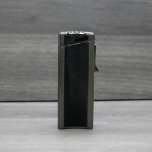 Eurojet Jet Lighter with Punch Cut and Rest - Gunmetal & Black