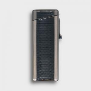 Eurojet Jet Lighter with Punch Cut and Rest - Gunmetal & Black