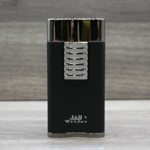 Winjet Wide Flat Flame with Punch - Black & Gunmetal - End of Line