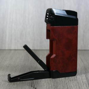 Passatore Henry Pipe Lighter & Pipe Prod - Black & Brown