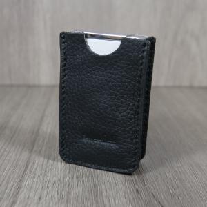 Adorini Leather Black Case For Jet Lighters