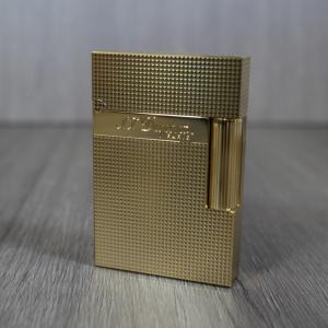 ST Dupont Lighter - Ligne 2 Small - Microdiamond Head Yellow Gold