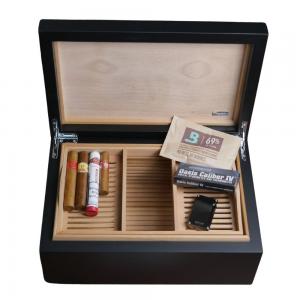 Luxury Compendium Sampler - 4 Cigars, Humidor and Accessories