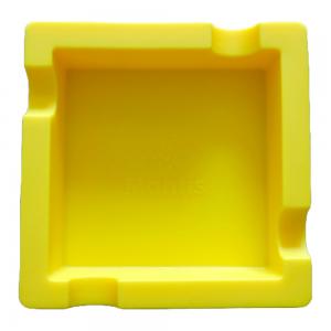 Mantis Flex Silicone Yellow Cigar Ashtray - 4 Cigar Rests