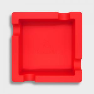 Mantis Flex Silicone Red Cigar Ashtray - 4 Cigar Rests