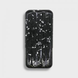 Mantis LuxForge Cigar Case - Platinum - Fits 3 Cigars