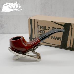 Mr Brog Alfa 98 Metal Filter Fishtail Briar Pipe (MB3006)