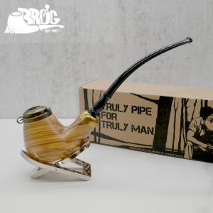 Mr Brog Olive Old Army 221 Metal Filter Fishtail Pipe (MB3093)