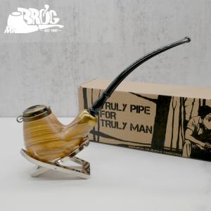 Mr Brog Olive Old Army 221 Metal Filter Fishtail Pipe (MB3093)