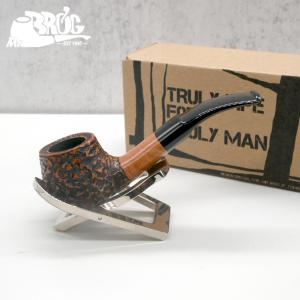 Mr Brog Alfa 98 Metal Filter Fishtail Briar Pipe (MB3120)