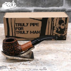 Mr Brog Alfa 98 Metal Filter Fishtail Briar Pipe (MB3151)