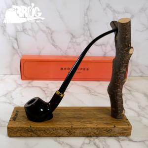 Mr Brog Amphora 309 Metal Filter Fishtail Churchwarden Pipe (MB5098)