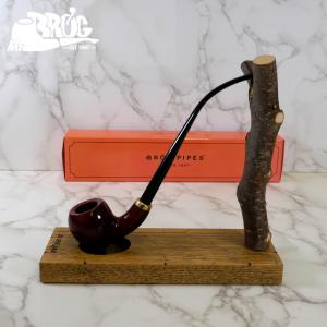 Mr Brog Amphora 309 Metal Filter Fishtail Churchwarden Pipe (MB5107)