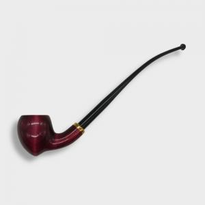 Mr Brog Amphora 309 Metal Filter Smooth Fishtail Churchwarden Pipe (MB7091)