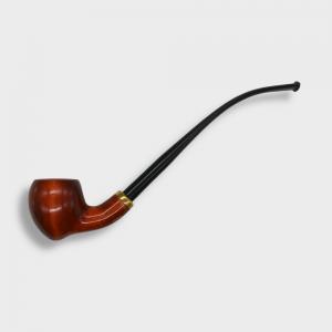 Mr Brog Amphora 309 Metal Filter Smooth Fishtail Churchwarden Pipe (MB7098)