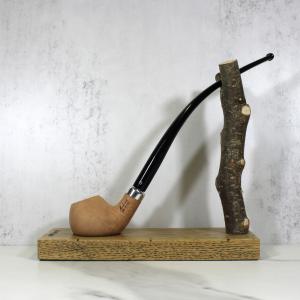 Molina Natural Bent 9mm Filter Fishtail Churchwarden Pipe (ML29)