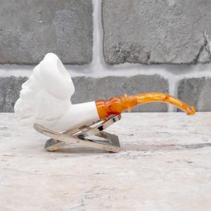 Meerschaum Small General Bent Fishtail Pipe (MEER351)