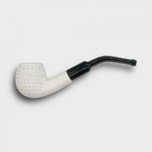 Meerschaum Mini Lattice Bent Fishtail Pipe (MEER70)