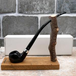 Molina Longus Grey 9mm Filter Fishtail Churchwarden Pipe (ML39)