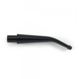 Corn Cob Pipe Black Regular Filter Bit - Bent