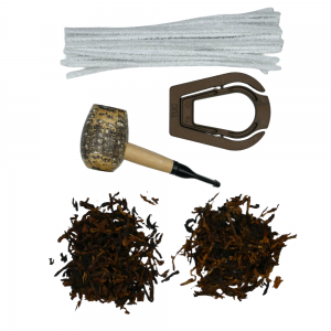 Bens Mac Barens Final Draw Little Devil Pipe & Pipe Tobacco Sampler - 2 x 10g