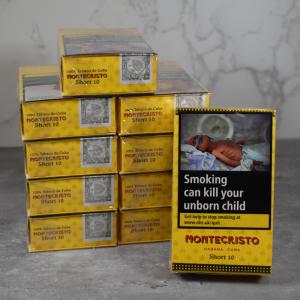 Montecristo Shorts Cigar - 10 x Packs of 10