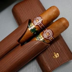 Montecristo Open Eagle Leather Cigar Case Gift Box Set -  2 Cigars